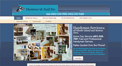 Desktop Screenshot of hammerandnailconst.com